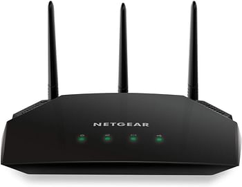 Netgear R6850 AC2000 Dual Band Gigabit Wall Mount Router (Black)