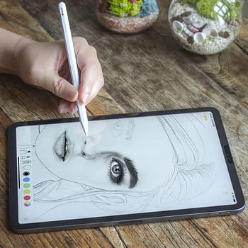 Torrii Apple iPad Pro 12.9 inch (2020/2018) PAPER LIKE Sketch Body Film Screen Protector with Paper Texture simulation for Digital Artists Sketching/Drawing/Writing