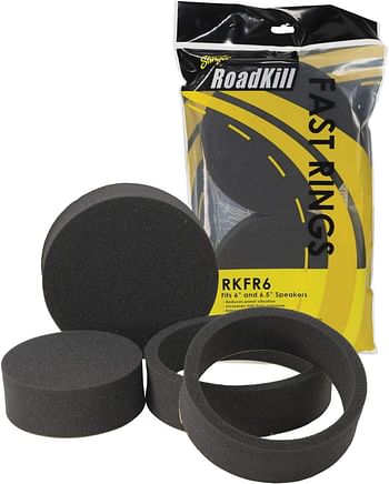 STINGER Road Kill Rkfr6 3 Piece Foam Speaker Enhancer System Kit For 6" & 6.5" Drivers