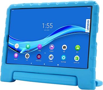 Golden Sheeps Kid Friendly Case Compatible for Lenovo Tab M10 Plus (TB-X606F) 10.3" FHD Android Tablet Shockproof Ultra Light Weight Convertible Handle Stand Cover - Blue