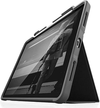 STM Dux Plus 11 Inch Folio Case for Tablet Folio, Apple, iPad Pro 11 Inch, 11 Inch, 570 g - Black