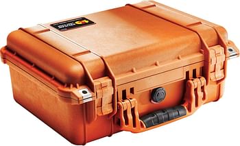 Pelican 1450 Case With Foam Orange