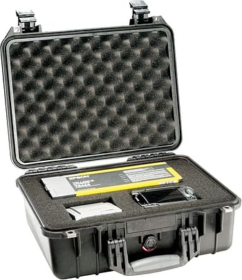 Pelican 1450 Case With Foam Orange