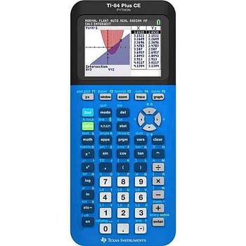 Texas Instruments Graphing Calculator (TI-84 Plus CE) Python Blue