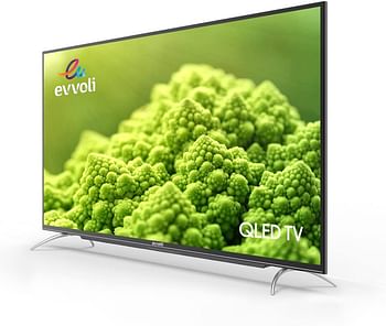 evvoli 43 Inch 4K QLED Android Smart TV Frameless 43EV250QA - Black