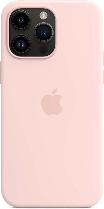 Apple iPhone 14 Pro Max Silicone Case with MagSafe - Chalk Pink