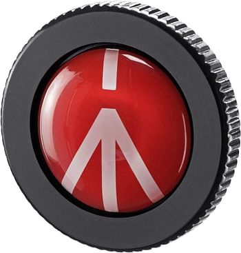 Manfrotto Compact Solid Aluminum Quick Release Plate For Action Tripod Black (Round-Pl)