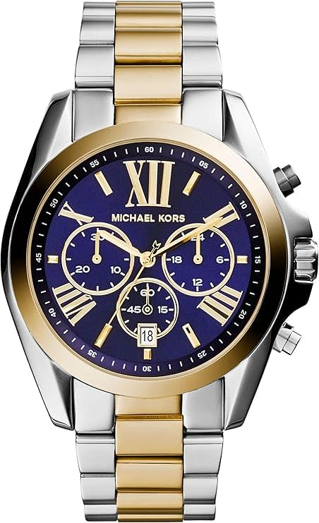 Michael Kors Women's Bradshaw Stainless Steel 43MM Chronograph Watch