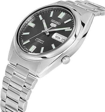 Seiko Men Automatic Watch Analog Display Day-Date Function Stainless Steel Strap SNXS79K1- Silver