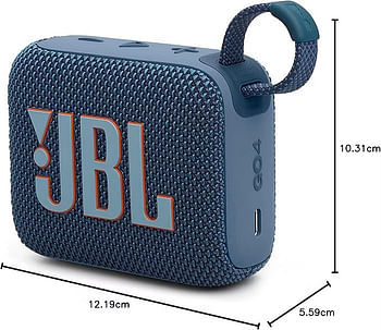 JBL GO 4 Ultra-Portable Bluetooth Speaker with Big JBL Pro Sound and Punchy Bass, PlaytimeBoost, Waterproof Design and 7-Hour Playtime - Beige