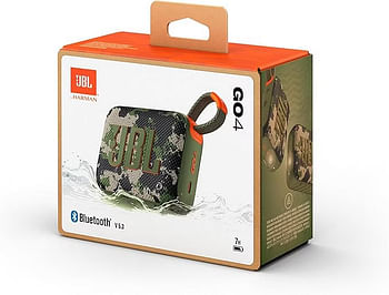 JBL GO 4 Ultra-Portable Bluetooth Speaker with Big JBL Pro Sound and Punchy Bass, PlaytimeBoost, Waterproof Design and 7-Hour Playtime - Beige