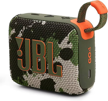 JBL GO 4 Ultra-Portable Bluetooth Speaker with Big JBL Pro Sound and Punchy Bass, PlaytimeBoost, Waterproof Design and 7-Hour Playtime - Beige