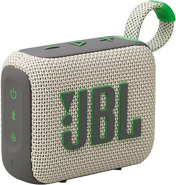 JBL GO 4 Ultra-Portable Bluetooth Speaker with Big JBL Pro Sound and Punchy Bass, PlaytimeBoost, Waterproof Design and 7-Hour Playtime - Beige