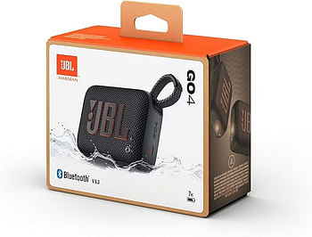 JBL GO 4 Ultra-Portable Bluetooth Speaker with Big JBL Pro Sound and Punchy Bass, PlaytimeBoost, Waterproof Design and 7-Hour Playtime - Beige