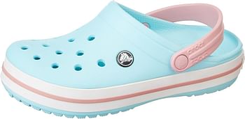 crocs Unisex-Child Crocband Clog 12 UK - Ice Blue, White