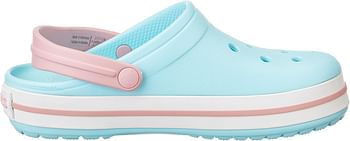 crocs Unisex-Child Crocband Clog 12 UK - Ice Blue, White