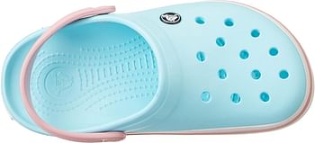 crocs Unisex-Child Crocband Clog 12 UK - Ice Blue, White