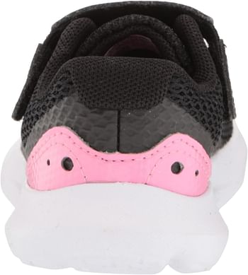 Under Armour Infant Surge 3 Alternate Closure baby-girls Running Shoe 28.5 EU - Black, Flamigo