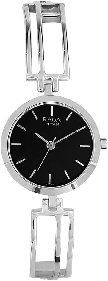 Titan Raga Viva-3 Analog Round Watch for Women's 28 mm - Silver