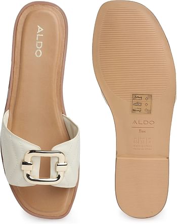 ALDO QELAJAR womens Sandal 39 EU - White