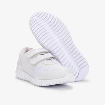 KO:LN Double Velcro unisex-child School Uniform Shoe 31 EU - White