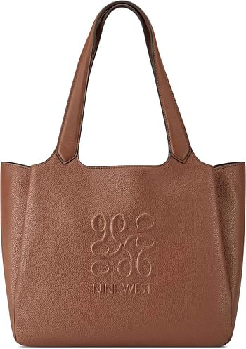 NINE WEST Womens Emmaline Tote Bag - Saddle Tan