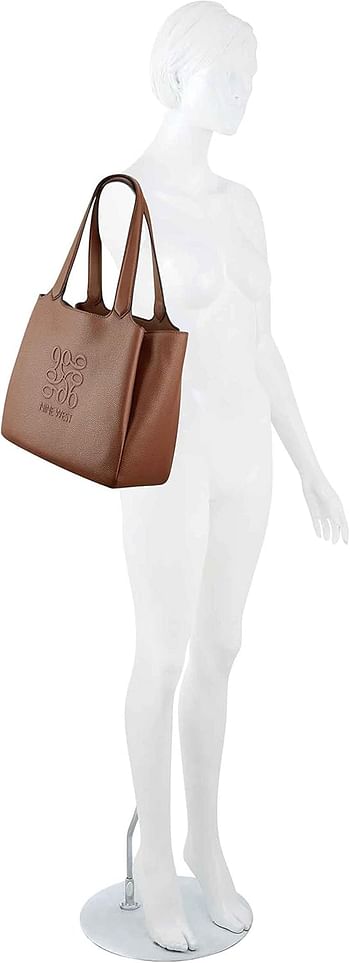 NINE WEST Womens Emmaline Tote Bag - Saddle Tan