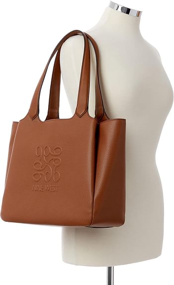 NINE WEST Womens Emmaline Tote Bag - Saddle Tan