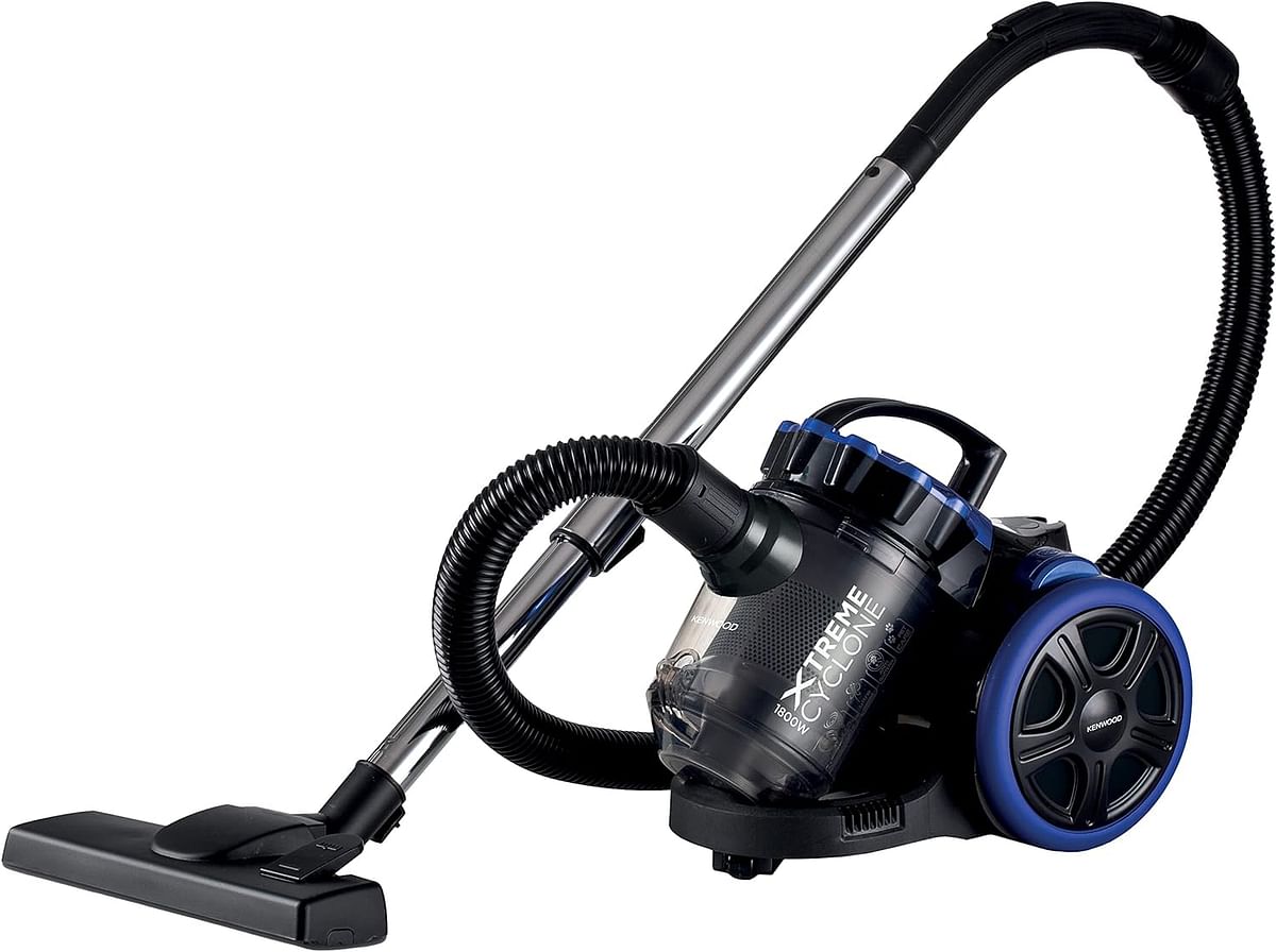 Kenwood Xtreme Cyclone Bagless Vacuum Cleaner, 1800W, VBP50.000BB/Black & Blue/2 Liters