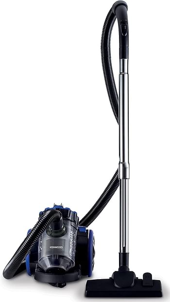 Kenwood Xtreme Cyclone Bagless Vacuum Cleaner, 1800W, VBP50.000BB/Black & Blue/2 Liters