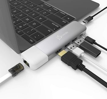 j5create USB-C 11-in-1 Ultradrive Kit USb-C Multi-Display Modular Dock JCD389 with 5 detachable magnetic kits Perfect for MacBook MacBook Air/Pro