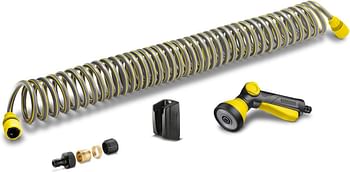 Karcher Spiral Hose Set for Gardening, 10 mts, 26451780 - Yellow and Black