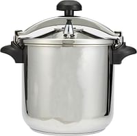 Bergner Munchen Stainless Steel Pressure Cooker 26cm/12L Induction Bottom BG4586MM - Silver