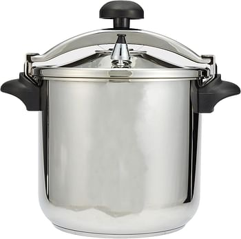 Bergner Munchen Stainless Steel Pressure Cooker 26cm/12L Induction Bottom BG4586MM - Silver