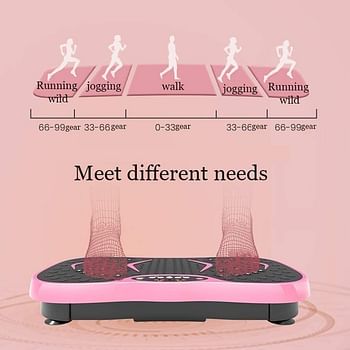 Max Strength - Vibration Plate with Belt Heavey Duty Motion Vibration Platform Whole Body Viberation Machine for Home, Weight Loss