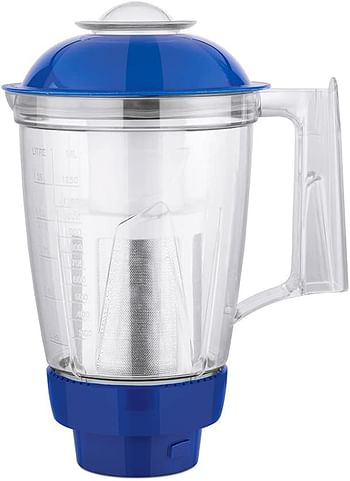 Bajaj Rex 750W Mixer Grinder, White/Blue