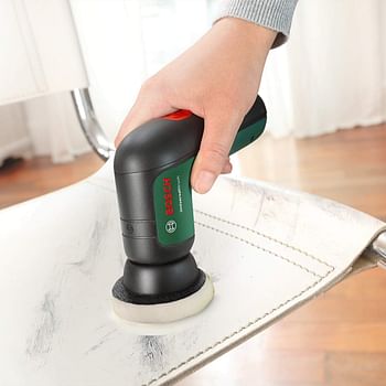 Bosch Home And Garden Electric Cleaning Brush Universalbrush 3.6 V Integrated Battery, 1 Micro Usb Cable And 4 Cleaning Attachments Included, In Carton Packaging 06033E0000 - Green