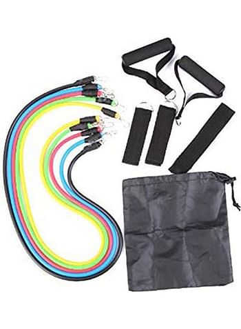 Fitness Rally Trainer Multi-Function Pull Rope Set Of 11