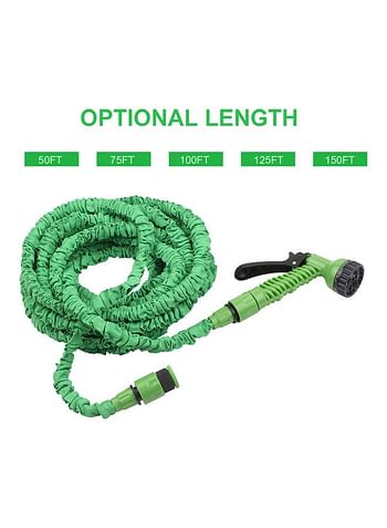 3 Times Expandable Garden Hose Green