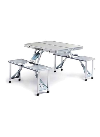 Folding Picnic Table Grey 29 x 27 x 40cm