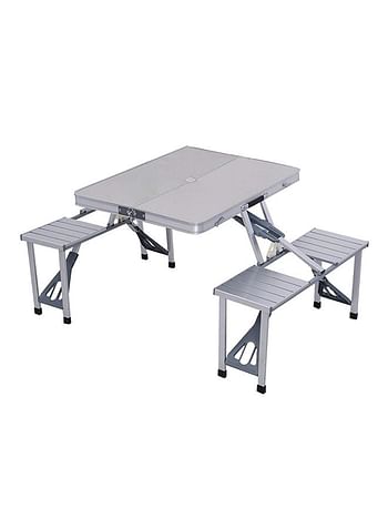 4-Seat Outdoor Portable Picnic Table