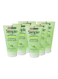 Pack Of 6 Refreshing Facial Wash Gel