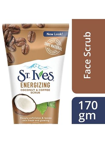 6-Piece Energizing Coconut And Coffee Scrub 6x170grams