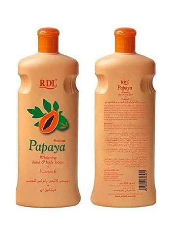 Pack Of 12 Papaya Extract Whitening Hand And Body Lotion 7200ml