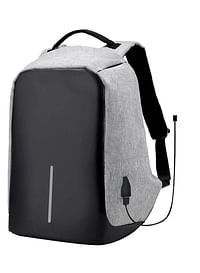 Anti-Theft Laptop Backback Black/Grey