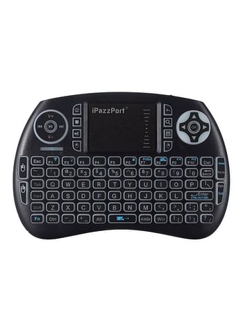 Wireless Keyboard With Touchpad Black