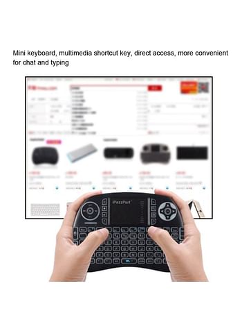 Wireless Keyboard With Touchpad Black