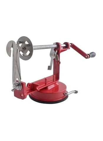 Twisted Potato Cutter Red/Silver 26.5x12.5x10.3centimeter