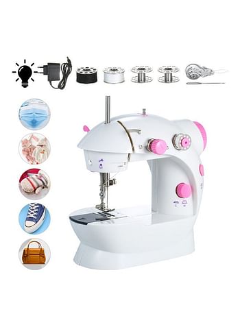 Portable Sewing Machine White/Pink