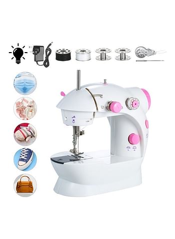 Mini Sewing Machine White/Pink